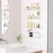 6 Pack Acrylic Shelves for Wall Storage, 15" x 4“ Floating Bookshelves for Kids, Display Shelf Organizer for Bathroom, Bedroom, Living Room, Kitchen, Room Decor, Clear